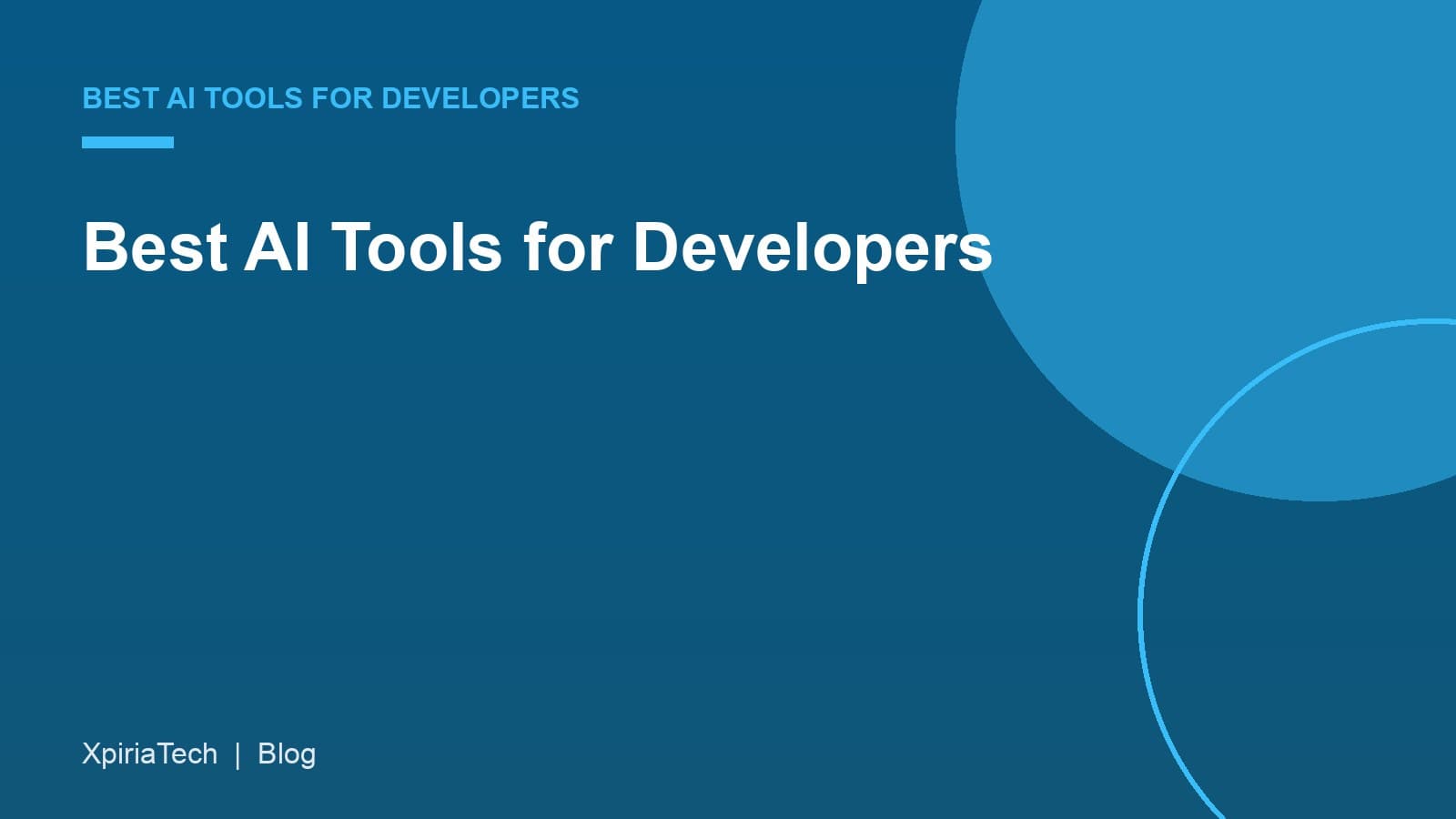 Cover graphic for the article: Best AI Tools for Developers