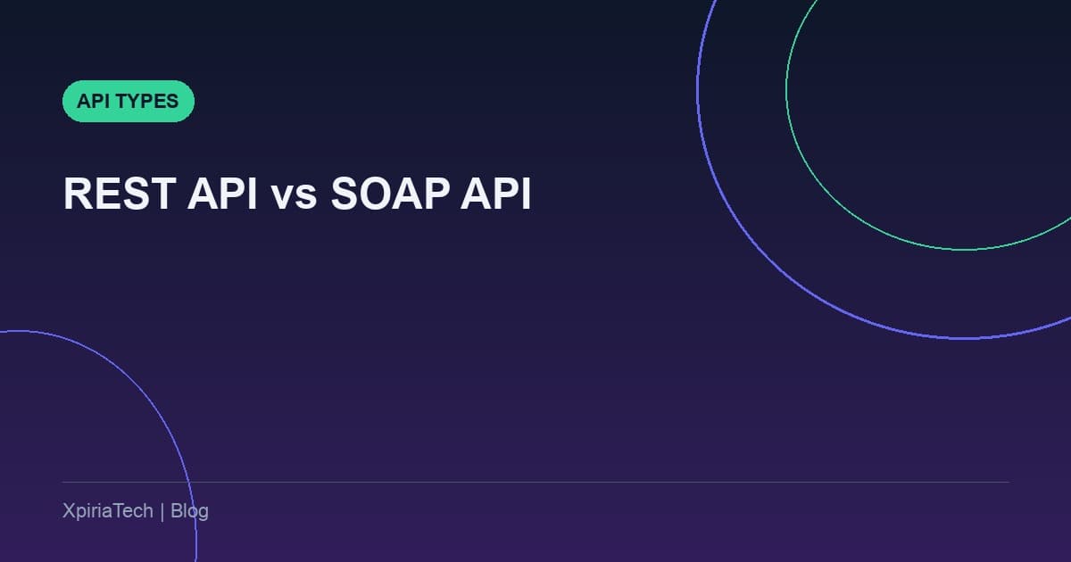 REST API vs SOAP API: What's the Difference?