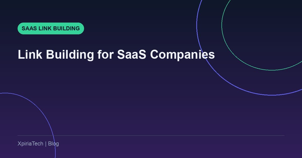 Link Building for SaaS Companies