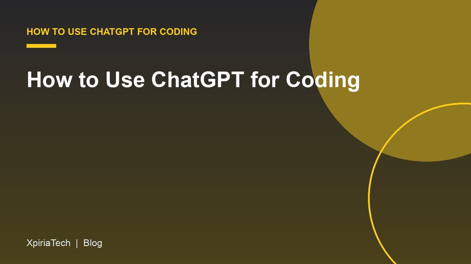 Cover graphic for the article: How to Use ChatGPT for Coding