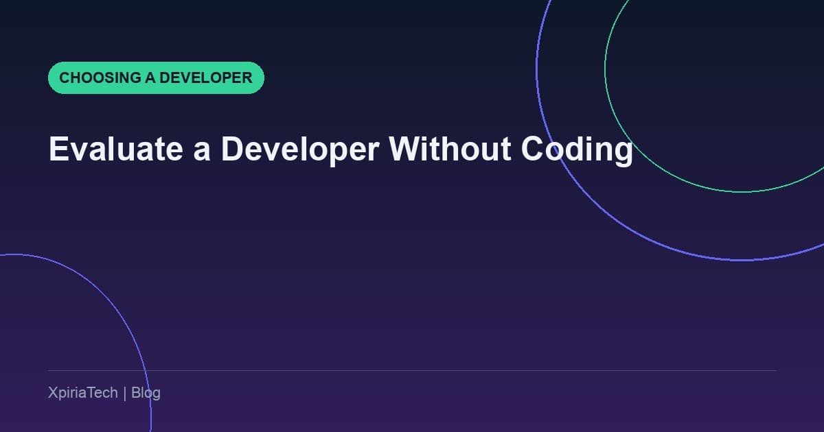 How to Evaluate a Developer If You Don't Know How to Code