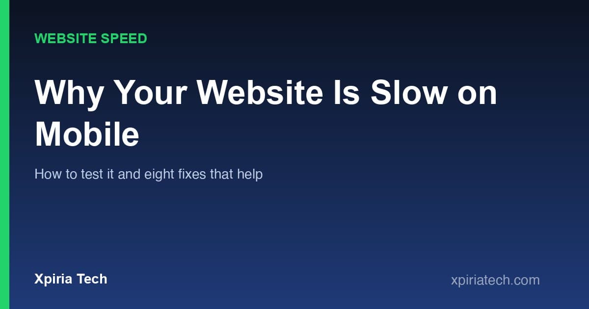 Cover graphic for the article: Why Your Website Is Slow on Mobile Data in Nigeria, and How to Fix It